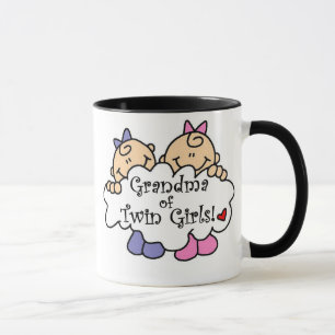 Grandma of Twin Girls Tshirts and Gifts Mug