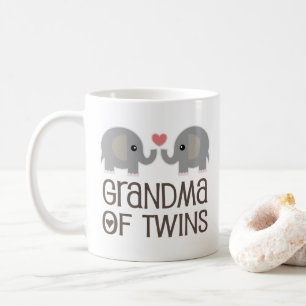 Grandma Of Twins Cute Matching Coffee Mug