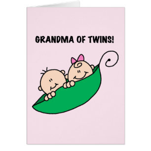 Grandma of Twins Peas in a Pod Tshirts and Gifts