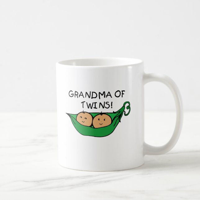 Grandma of Twins Pod Coffee Mug (Right)