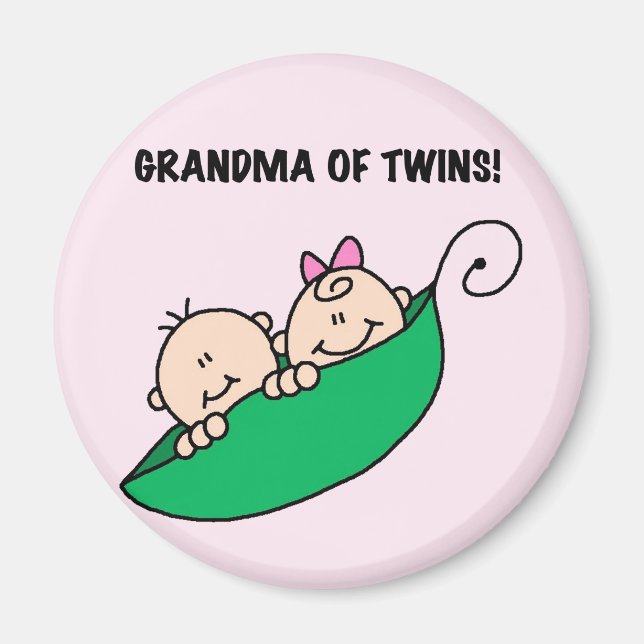 Grandma of Twins Tshirts and Gifts Magnet (Front)