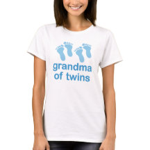 Grandma Of Twins Womens T-Shirt