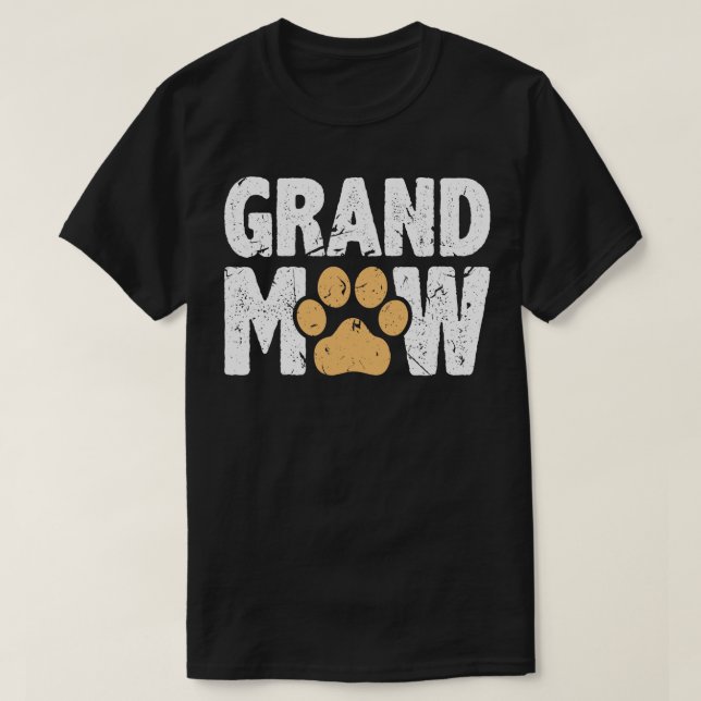 Grandma Paw Dog Lover T-Shirt (Design Front)