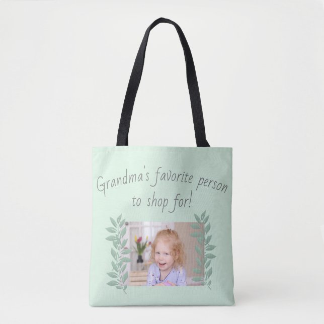 Grandma Personalised  Tote Bag (Front)