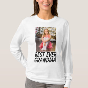 GRANDMA PERSONALIZED BEST EVER T-SHIRT T-SHIRTS