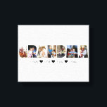 Grandma Photo Collage Canvas 7 Photos Print<br><div class="desc">This is a photo collage canvas that spells out the word GRANDMA along with a custom message. This is the perfect gift for any grandma for mother's day,  her birthday or Christmas.</div>