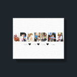 Grandma Photo Collage Canvas 7 Photos Print<br><div class="desc">This is a photo collage canvas that spells out the word GRANDMA along with a custom message. This is the perfect gift for any grandma for mother's day,  her birthday or Christmas.</div>