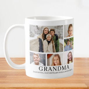 Grandma Photo Collage Personalised Coffee Mug