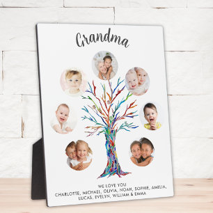 Grandma Photo Collage Plaque