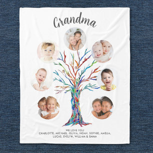 Grandma Photo Keepsake Blanket
