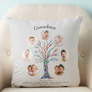 Grandma Photo Keepsake Grey Cushion