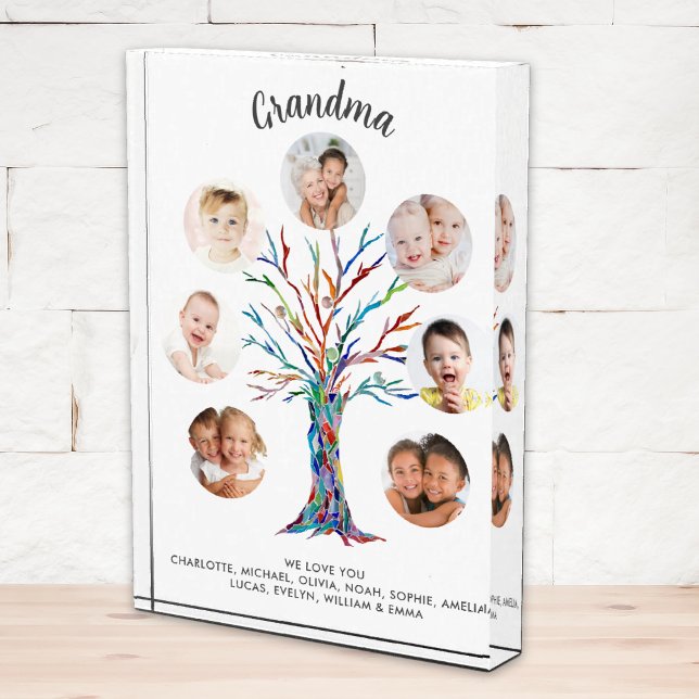 Grandma Photo Keepsake Photo Block (Creator Uploaded)