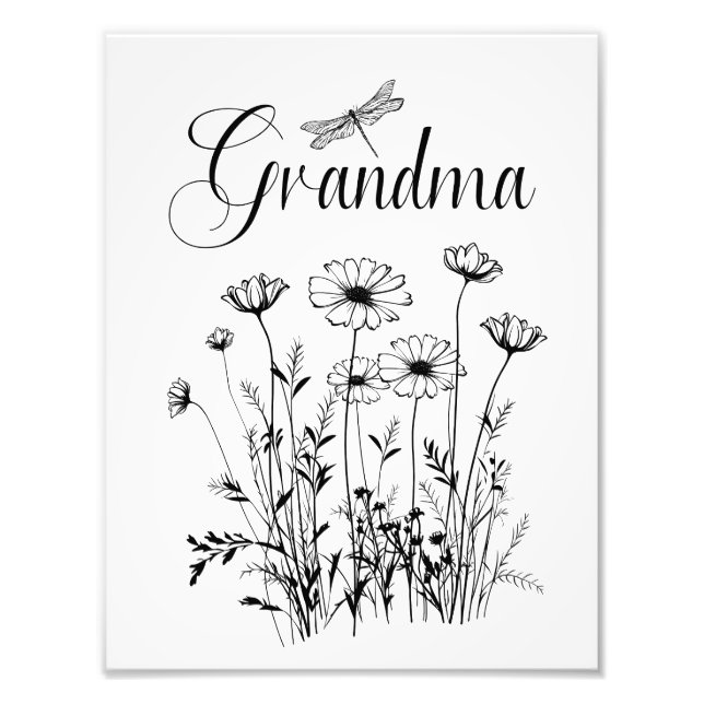 Grandma Photo Print (Front)