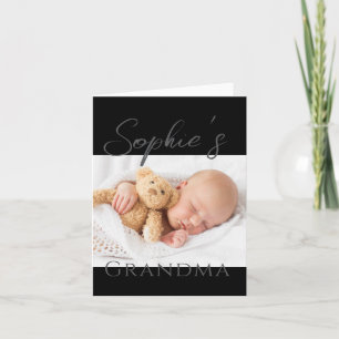 Grandma Photo T Shirt Card