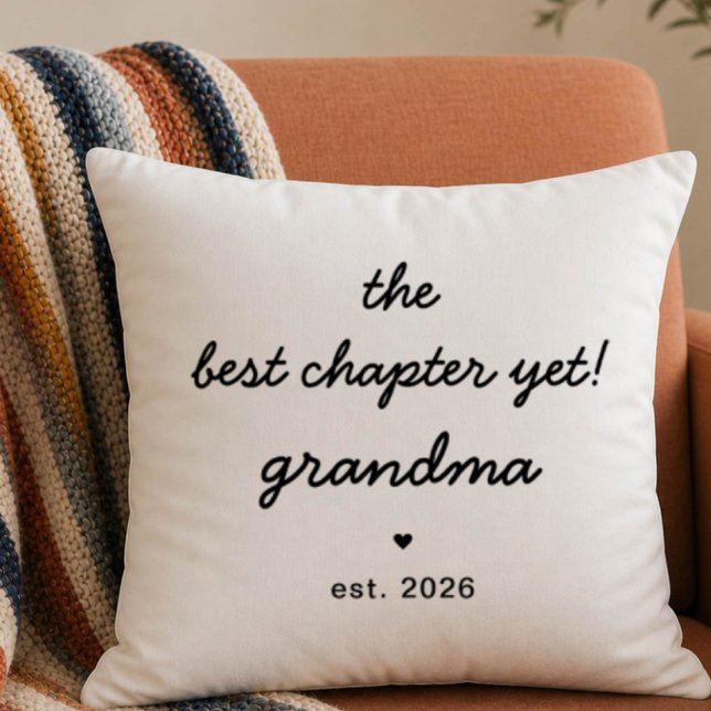 Grandma Pillow Gift | Best Chapter Yet (Creator Uploaded)