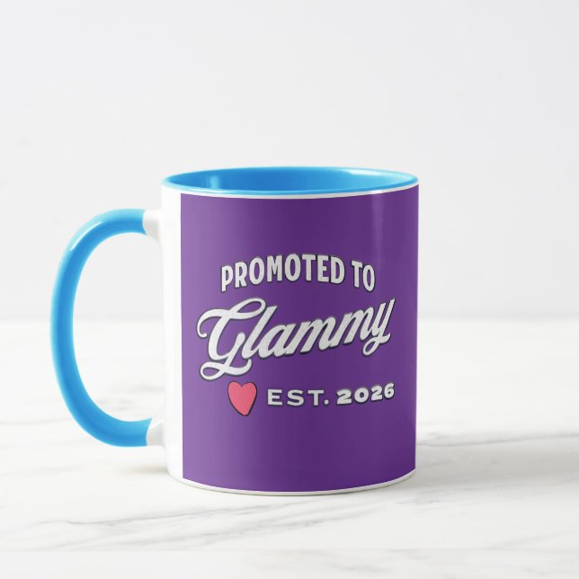 Grandma Promotion For New Baby In 2026 Mug (Left)