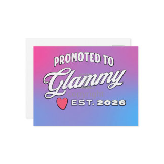Grandma Promotion For New Baby In 2026 Postcard