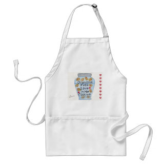 Grandma Puts Love In Her Cookies Apron