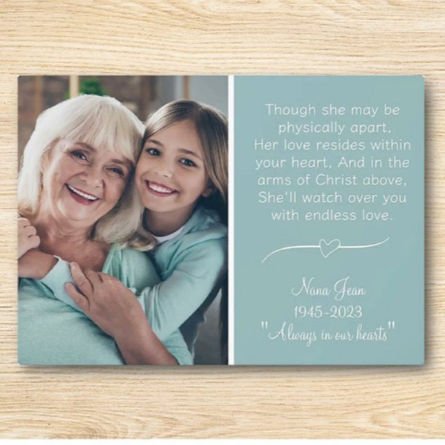 Grandma Remembrance Custom Plaque with Easel (Creator Uploaded)