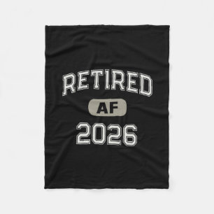 Grandma Retired Af 2026 Father Vacay Mother Cruise Fleece Blanket