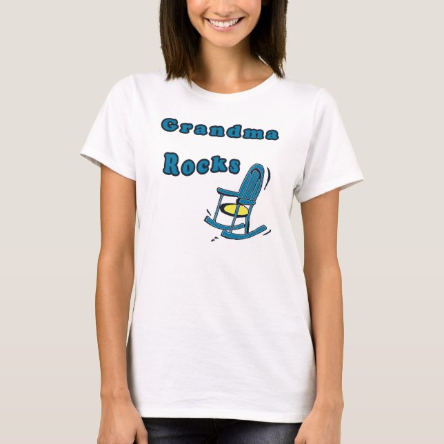 Grandma Rocks-BL T-Shirt (Front)