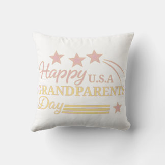 Grandma’s Day Vintage Badge Design Cushion