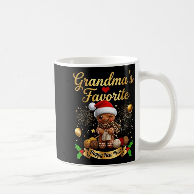 Grandma’s Favorite Gingerbread Crochet Doll For Cr Coffee Mug (Right)