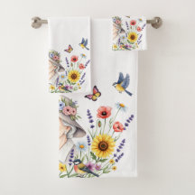 Grandma’s Floral Bath Towel