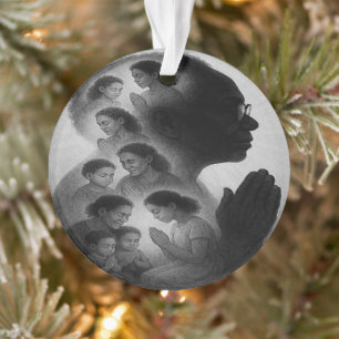 Grandma’s Generational Prayer Round Ornament