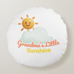 Grandma’s Little Sunshine Round Cushion