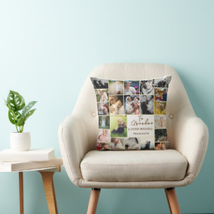 Grandma’s Love – 22 Photo Custom Pillow Gift