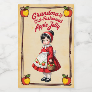 Grandma’s Old-Fashioned Apple Jelly Food Label