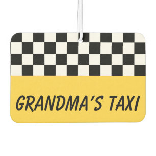 Grandma’s Taxi Car Auto Air Freshener Gift