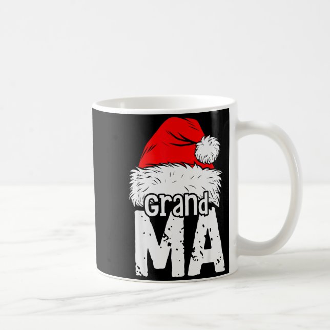 Grandma Santa Christmas Family Matching Pyjamas Xm Coffee Mug (Right)