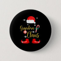 Grandma Santa Claus Fun Family Christmas Pjs For G