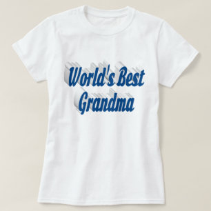 Grandma sea blue text T-Shirt