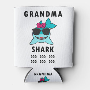Grandma Shark Doo Doo Doo Can Cooler
