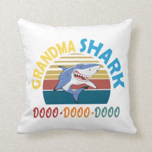 Grandma Shark doo dooo dooo Cushion