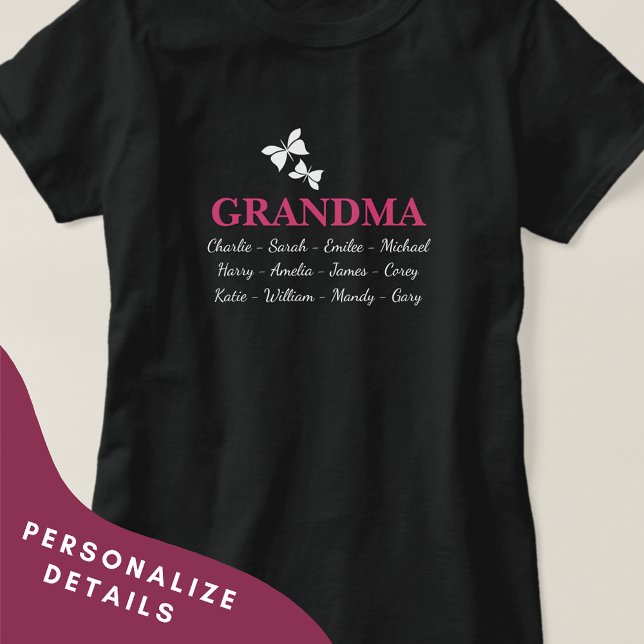 Grandma Shirt with Grandkids Names (Creator Uploaded)