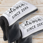 Grandma Since 20XX Modern Simple Preppy Golf Head Cover<br><div class="desc">This simple and modern design is composed of san serif typography.</div>