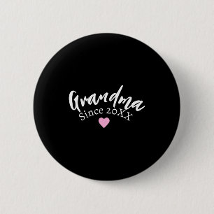 Grandma Since Year New Grandmother Gift _1  6 Cm Round Badge