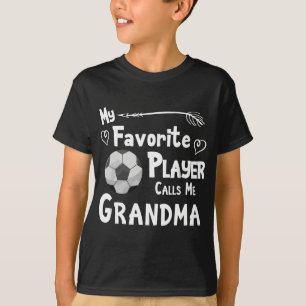 Grandma Soccer Football Game Fan Sports Favourite  T-Shirt