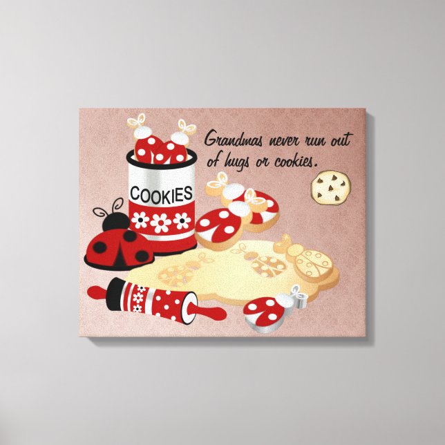 Grandma Special Wrapped Canvas (Front)