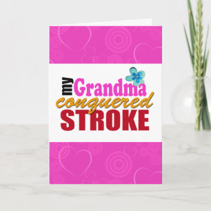 Grandma Stroke Thank You Card