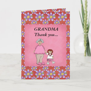 Grandma Thank You Card