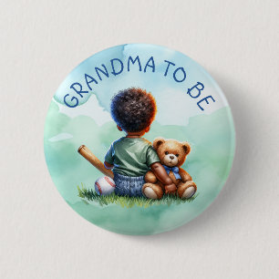 Grandma to be   Baby Shower  6 Cm Round Badge
