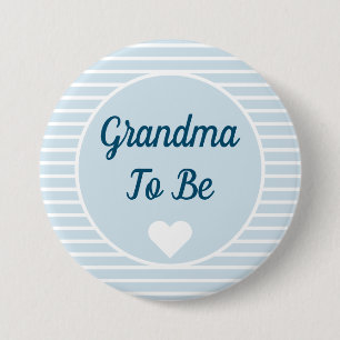 Grandma To Be Baby Shower Button