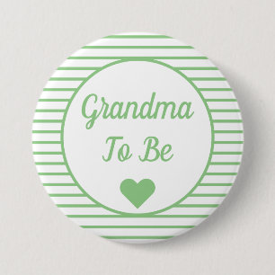 Grandma To Be Baby Shower Button