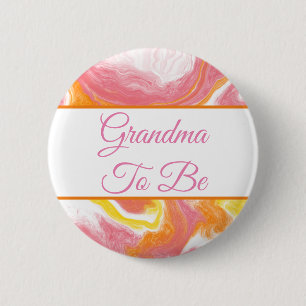 Grandma To Be Baby Shower Button
