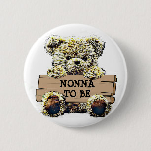 Grandma to Be Baby Shower Button